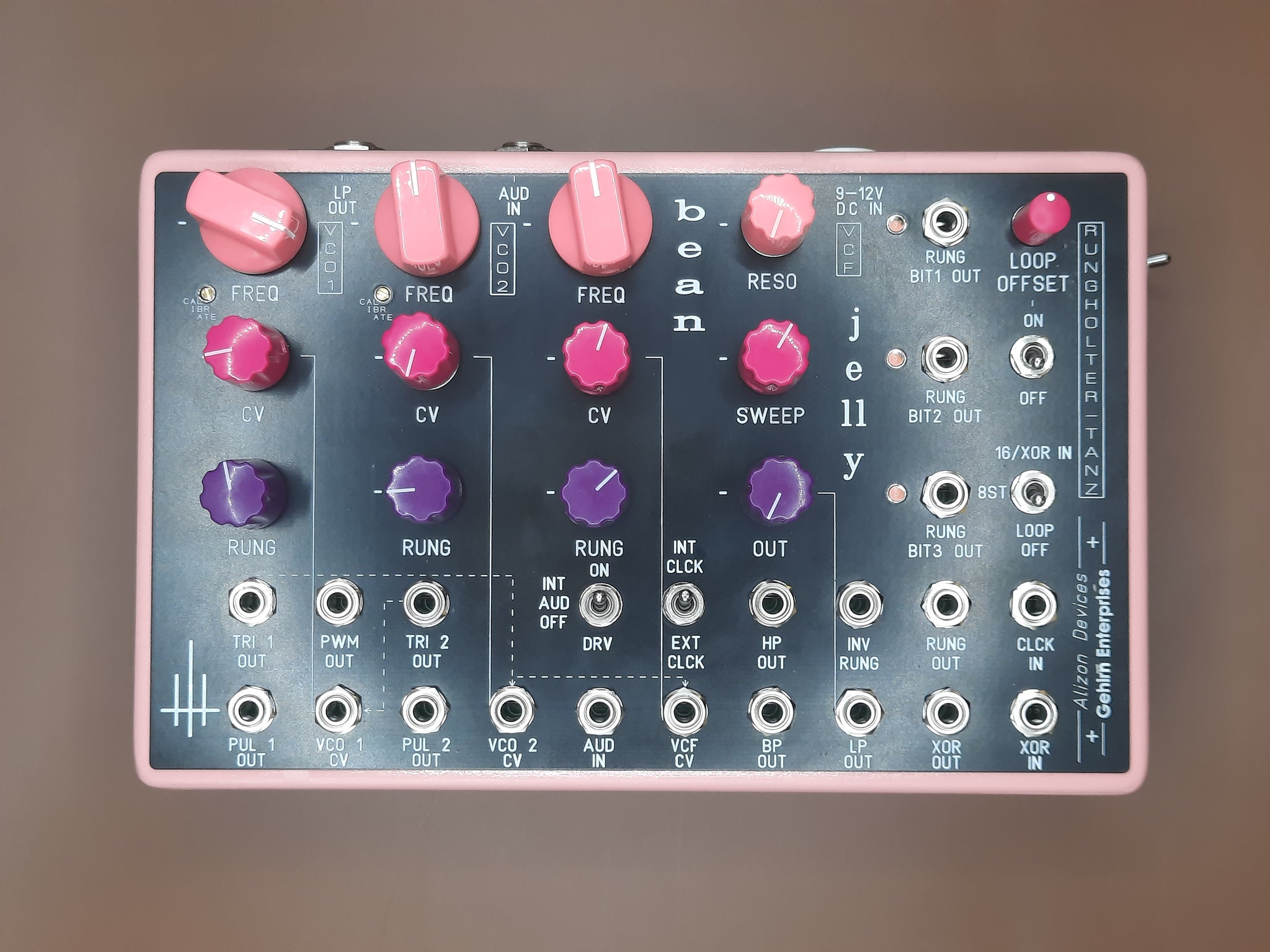 Bean Jelly Desktop Synthesizer – Gehirn Enterprises
